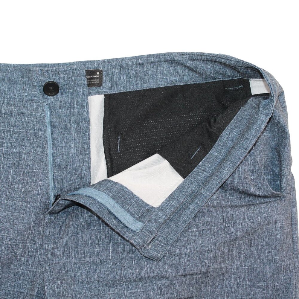 Oakley Regular Fit Performance Golf Mens Size 36 Heather Gray Blue Athletic - Picture 10 of 12